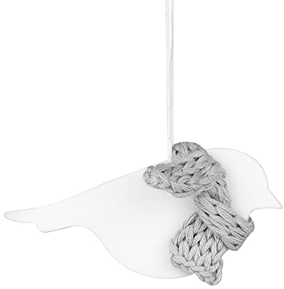 Räder Hängendes Ornament Rotkehlchen 7x4,5cm Wolle Weihnachten