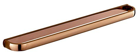 XQHD Handtuchhalter Wand Montage, Für Bad Und Küche Kupfer Handtuchstange Roségold, Einfach Und Stilvoll