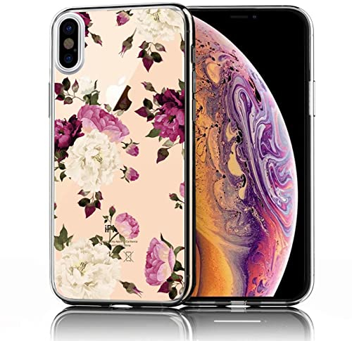 CoolGadget Motiv Hülle für iPhone X/iPhone XS - Motiv 07 Designhülle, Anti-Fingerprint, Slim Fit Schutzhülle mit Erhöhtem Kamerarand, Stoßfest, Kratzschutz