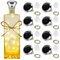 Diealles Shine Luces para Botellas, 8 Piezas 2M 20LEDs Luces para Botellas de Cristal, Solares Luces Botella para DIY