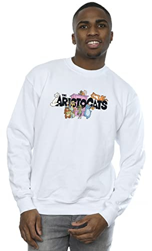 Disney Men's The Aristocats Music Logo Sweatshirt