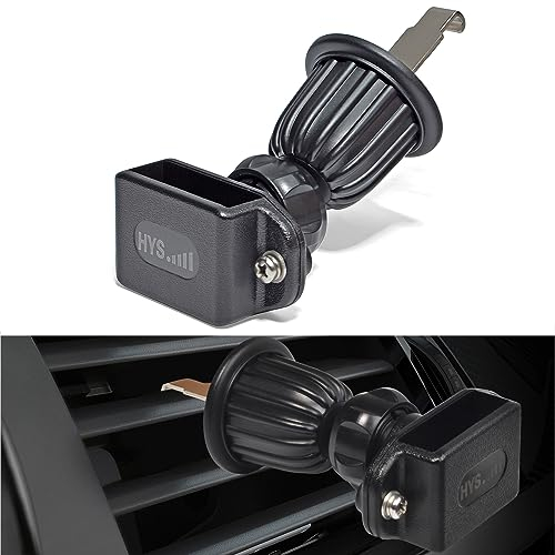 HYS Supporto a clip per radio portatile Supporto per bocchetta d'aria condizionata per autovettura Compatibile con Baofeng Motorola Midland Yaesu Icom Walkie Talkie