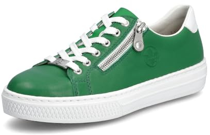 Rieker Zapatos con Cordones para Mujer L59L1, Talla:40 EU, Color:Verde