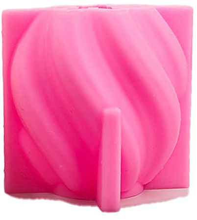TsoLay DIY Wave Stumpenkerzenformen Twirl Twist SäUle Duftkerze Silikonform Windharzform Seifenherstellung Wohnkultur(En)