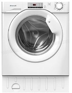 Lavasecadora Integrable 7Kg / 5Kg 1400Rpm Clase E/E BRANDT BWD1754I Blanco
