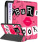 Pegmode for iPad 9th/8th/7th Generation Case 10.2 Inch Women Girls Cute Folio Cover Fashion Aesthetic Unique Design With Pencil Holder Auto Sleep/Wake Stand Smart Cases for iPad 7/8/9 (2021/2020/2019)