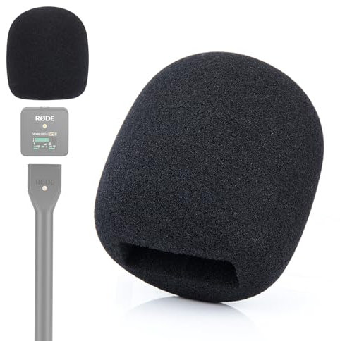 Pop-Filter für Rode Wireless Go 2 – Rode Wireless Mikrofon-Abdeckung, kompatibel mit Rode Wireless Pro, verbessert die Klangqualität, Pop-Filter für Rode Wireless Go, Rode Wireless GO 2, Rode Wireless