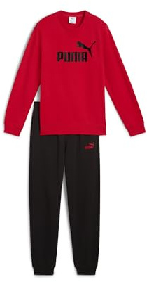PUMA Jungen Ess No.1 Logo Crew Sweat Suit Tr B Gestrickte Anzüge (1er Pack)