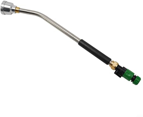 FACULX Bewässerungsstab, Edelstahl-Bewässerungslanze für Hängekorb, professioneller langer Schlauch, Gartensprüher, einfach zu bedienen und zu pflegen, 62 cm