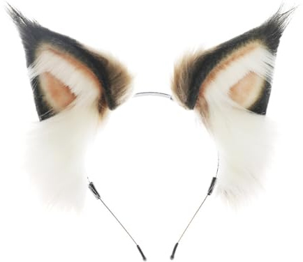 Unisex Stirnband Aus Plüsch Haarband Frischer und Natürlicher Look für Live-Streaming-Enthusiasten