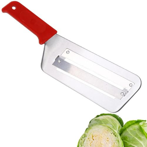 Coltelli per affettare cavolo, lame a doppia fetta,Coltelli per tagliare il cavolo Affettatrice da cucina - Coltelli per pulire le squame di pesce Affettatrice per cavolo Affettatrice per cipolla Pela