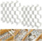 Bazasa 16 Stück Honeycomb Schublade Teiler Organizer für Unterwäsche, Verstellbarer Separator für Socken, Schmuck, Gürtel, Krawatten, Kleidung, Make-up, Büroartikel (2 Pack Rosa)