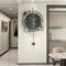 Decorative Wall Clocks with Pendulum - Silent Quartz Wall Clock for Living Room - Battery Operated Large Wall Clock for and Bedroom Decor
