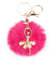 Personalisierter Damen-Schlüsselanhänger, Glitzer-Strass-Ballettschuhe Und Flauschiger Plüschball-Anhänger Als Geschenk Für Die Freundin, Zum Geburtstag Oder Zu Einem Besonderen Anlass (Silber6)