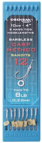 Drennan 4 Carp Method Bandits Hook Plates: 12 To 8lb