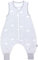 TupTam Sommerschlafsack Baby mit Füßen – Leichter Schlafsack Baby Sommer 0.5 TOG, OEKO-TEX, Farbe: Wolken mit Sternen und Mond Grau (Clouds), Größe: 104-110