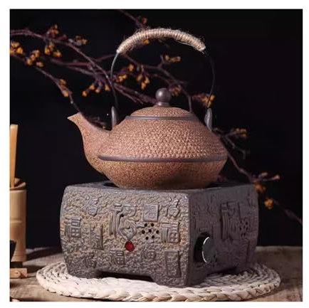 Lijiaxiuyc-101 teapots Old Rock Mud Retro Electric Pottery Stove Indoor Household Ceramic Tea Cooking Set Boiling Water Boiling Water Electricity Tea Stove Tea Set Tea Pot chinese teapot