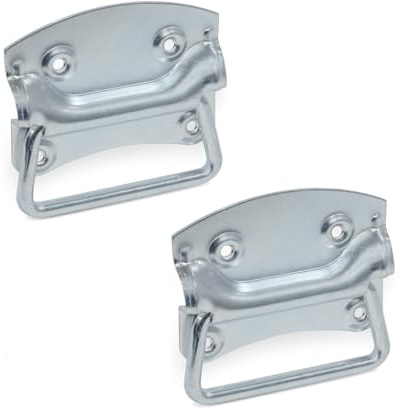 Ganter Normelemente | Klappgriff, Kistengriff, Tragegriff | 2 Stück | Stahl verzinkt | 100mm | GN 3136-100-80-A-ST