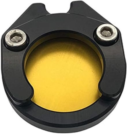 Ständerpolster Für Y&amaha NVX 155 150 125 Für Aerox 155 Motorrad Kickstand Fuß Seitenständer Verlängerungspolster Stützplatte Seitenständervergrößerer Seitenständer(Gold)