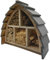 Insektenhotel wetterfest aus Holz – Bienenhotel mit Vogelschutz für Wildbienen & Schmetterlinge – Insektenhaus groß für Garten – Insektenhotel Bienenhotel Schmetterlingshaus