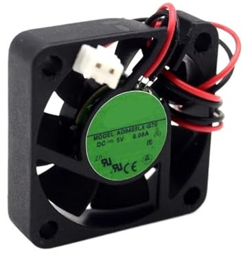 TKGMGTN Mini Ventilador axial silencioso AD0405LX-G70 de 40 mm, 4 cm, 5 V, 0,08 A, 40 x 40 x 10 mm