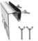 Jonikuper Stainless Steel Wall Mount Metal Mounting Bracket Holder For Eufy SoloCam S340 E30 Camera Outdoor Installation Gutter Support Silver Stand