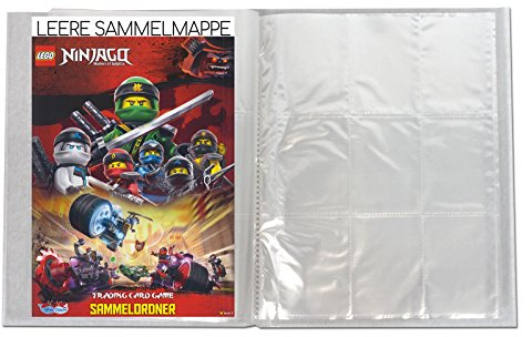 QEEROYO LEGO Ninjago Serie 3 Album - 18 Seiten, Transparent, Ninjago-themed