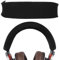 Geekria Kopfbandabdeckung aus flexiblem Stoff, kompatibel mit ATH-MSR7, ATH-MSR7NC, ATH-MSR7BK, ATH-MSR7GM Kopfhörern, Ersatz-Reparaturteil, einfache Selbstmontage (schwarz)