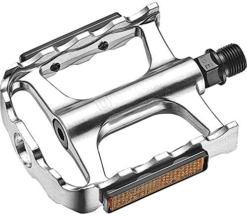 Union Pedale SP-2160 ALU 9/16 Zoll breitere Trittfläche Alu +Flicken