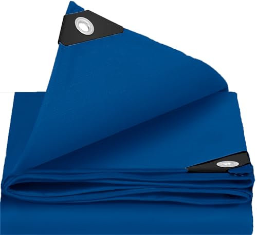 Lona Impermeable Azul (2 x 3 m) Reforzada con Ojales de Acero Inoxidable. Multiusos, Ideal para Muebles de Jardín, Vehículos. Resistente al Agua, Rasgaduras y Protección UV. Polietileno. 90 gr/m.