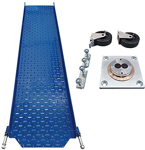 BUNKER BR68KIT Kit Roues et Système de Plate-Forme à Ajouter Park Antivol de Sécurité Maximale pour Moto (BP68M) / Scooter (BP68S) pour Le Stationnement, Bleu