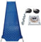 Bunker BR68KIT Plataforma Giratoria Kit Base Rotacion 360º con Ruedas para Añadir Park Antirrobo Máxima Seguridad Moto/Scooter para Parking, Azul