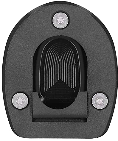 Tbest seitenständer Platte,Motorradständer Pad, Ständer Pad Seitenständer Vergrößerungsplatte Ersatz für GTS 250 300 2013-2019(schwarz)