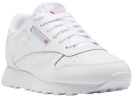 Reebok Jungen Cl Lthr Sneaker, Ftwr White Ftwr White Ftwr White, 38.5 EU