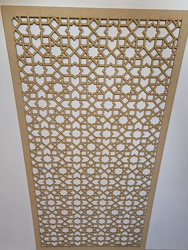 Heizkörperschrank Deko-Sichtschutzgitter - gelocht 6mm dicke MDF Platte (1200mm x 620mm) M36