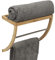 Home Basics Handtuchhalter aus Bambus, Wandmontage, mit Ablage