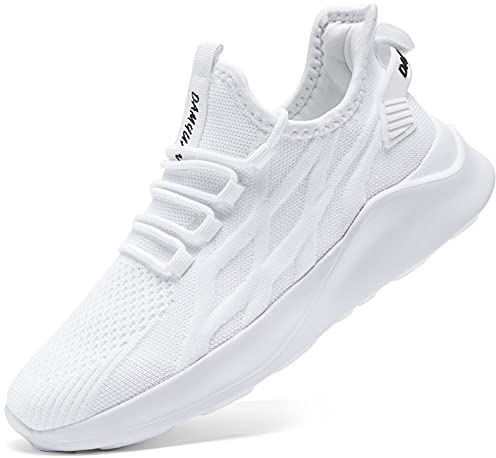 Oltyutc Scarpe Donna Running Sneakers Comode Tennis Fitness Palestra Scarpe Donna Bianco EU 36