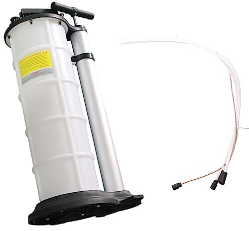 BEVDICNC Ölabsaugpumpe 7L Absaugpumpe Flüssigkeitsabsaugpumpe Wasser Absaugung Pumpe Flüssigkeit Ölpumpe Handpumpe mit 4 Schläuchen für Autos, Motorräder, Schiffsmotoren