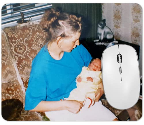 Personalised Photo Mouse Mat Mouse Pad with Image – 24x20cm, Non-Slip Rubber Base – Gift for Home, Office, or Gaming Setup