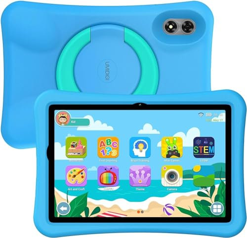 UMIDIGI Kids Tablets 10.1 inch, G1 Tab Kids Android 13 Tablet for Kids, 8GB(4+4)+64GB/TF 1TB,Quad-Core,6000mAh,8MP Camera,Kids Tablet with Parental Control,Theme APP, WiFi 6/BT5.0,EVA Protective Case