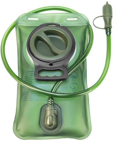 DTnewsun Trinkblase 1,5 l, 2 l, 3 l, auslaufsicherer Wasserspeicher, auslaufsicherer Wasserspeicher mit isoliertem Schlauch, für Trinkrucksack zum Radfahren, Wandern, Laufen, Klettern, Radfahren,