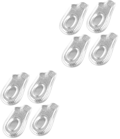 minkissy 4 Paare Einlegesohlen für die Fußpflege Schuheinlagen gel pad sockelleiste Gelpolster Fersenpolster Sporenpolster gel schuhe einfügen halbe Einlegesohlen Hoher Absatz Fasziitis