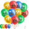 Chukua Super Bros Luftballon Geburtstag Deko Ma- Rio 18Pcs Kinder Geburtstagsdeko Latex Balloon Girlande für Theme Kindergeburtstag Happy Birthday Ballon Party Supplies Deko Jungen Mädchen