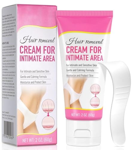 Shefave Intim Enthaarungscreme Frauen, Hair Remover Cream für Intimate Area, Epilator für damen, Schnelle und Effektive Haarentfernungscreme, Feuchtigkeit Spenden und die Haut Schützen