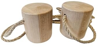 Sport-Thieme Topfstelzen Little Foot | Walzenstelzen für Kinder ab 3 Jahre | Förderung der Koordination und Balance | Indoor | Holz | Kindersportgerät