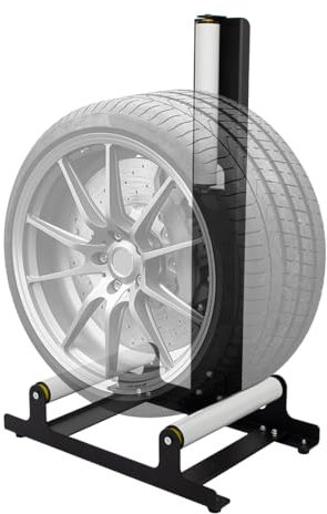 CStern Reifenregal Reinigungsständer Autoreifen Ständer Garagen Zubehör für Reinigen und Polieren von Reifen,Tragkraft 50kg,58x36.5x89cm