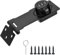 ORTAVA Sicherheitsüberfalle Abschließbar (4,5Zoll/110mm), Überfalle mit Zahlenschloss und Schrauben, Riegelschloss, Hasp Lock für Tür, Schränke, Fenster, Schublade (Schwarz)