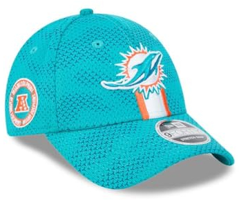 New Era Miami Dolphins NFL 2024 Sideline Türkis Verstellbare 9Forty Stretch Snapback Cap - One-Size