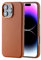 Leather Case for iPhone 16 Pro Case Compatible with MagSafe- Stylish Litchi Top Grain Cowhide Genuine Leather Phone Case with Protective Soft Lining, Metal Buttons & Camera Frame, 6.3 Inch