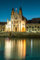 adrium Holz-Bild 60 x 90 cm: Neugotische Kirche Unserer Lieben Frau vom Berge Karmel (Balluta-Pfarrkirche) bei Nacht, Balluta-Bucht, Malta. (194843583)